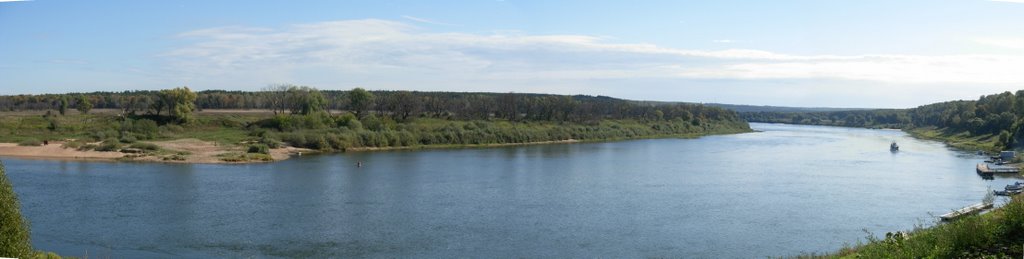 The River oka-wonderfull view, Таруса