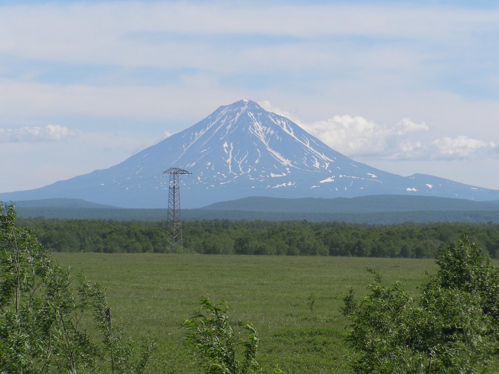 Opala volcano, 2008 jul, Большерецк
