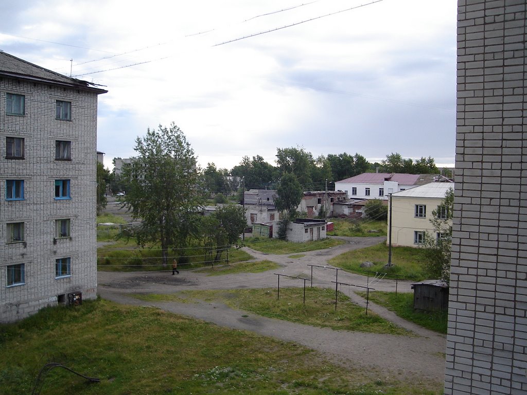 View from Hotel Belomorsk, Беломорск