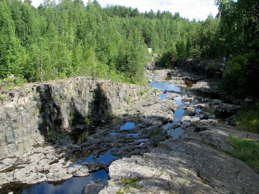 Гирвасский каньон реки Суны, Карелия., Гирвас