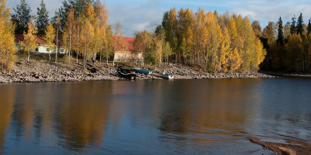 Kalevala seen from Kuito lake, Калевала