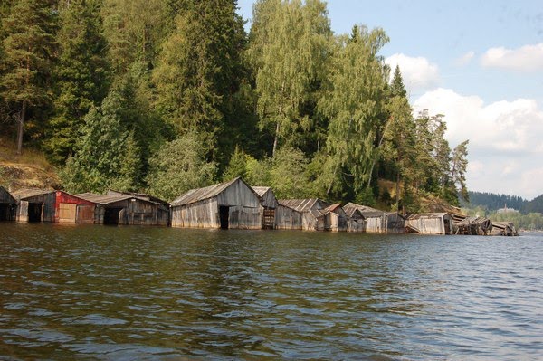 Ладожское озеро близ Лахденпохья. Lake Ladoga, near Lahdenpohja, Лахденпохья