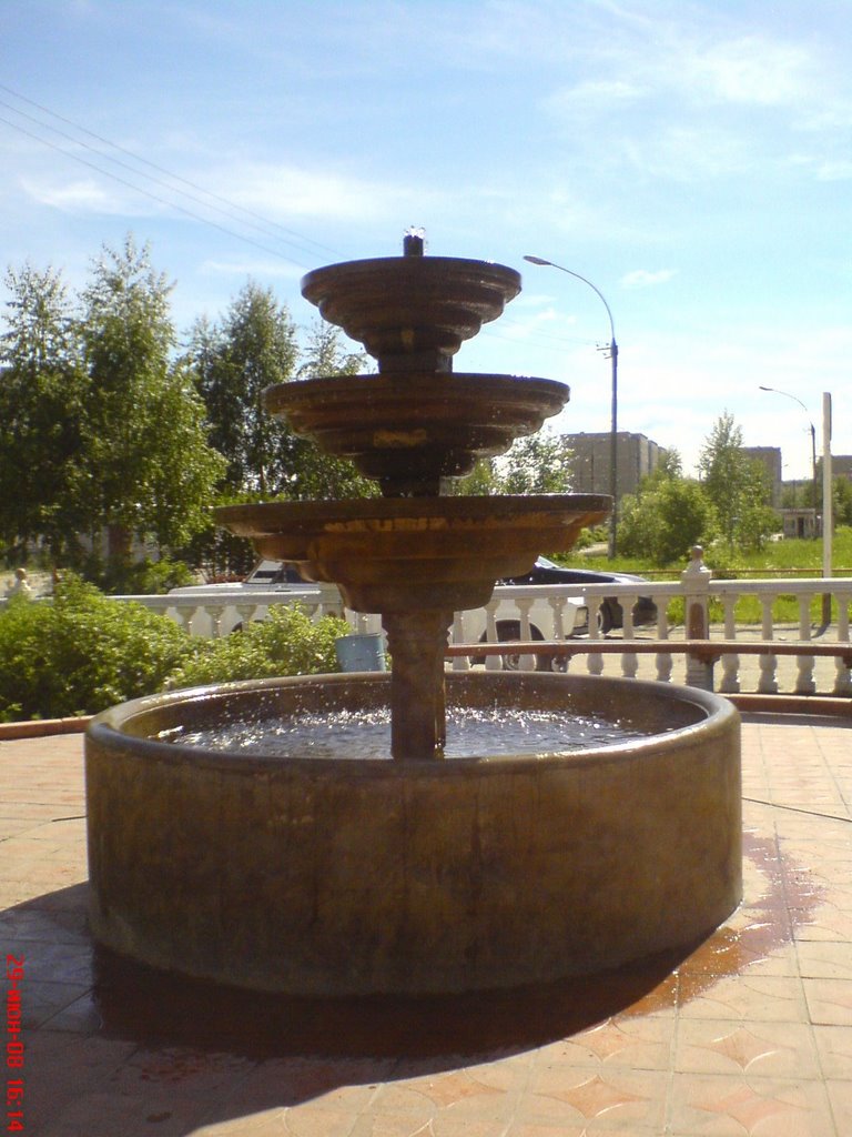 фонтан у тц медвежегорск, Медвежьегорск