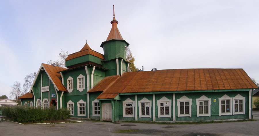 Красивый вокзал "Медвежья гора", Медвежьегорск