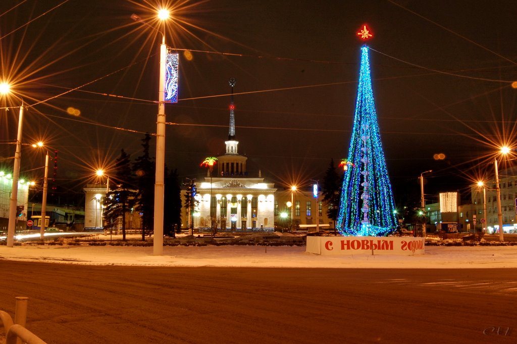 Петрозаводск. Пл. Гагарина..ж/д вокзал, Петрозаводск