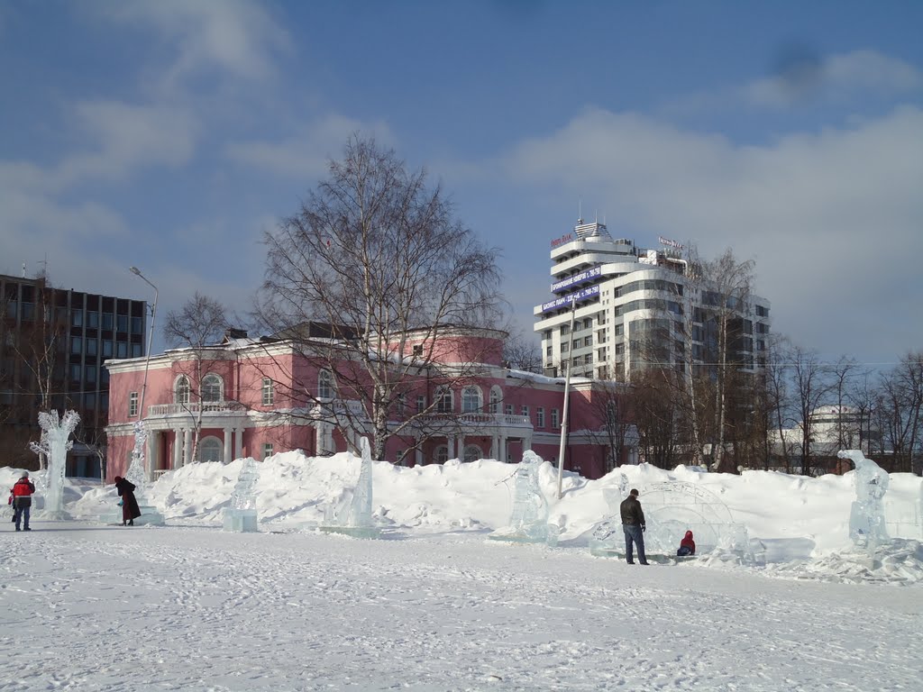 Выставка ледяных скульптур, Петрозаводск