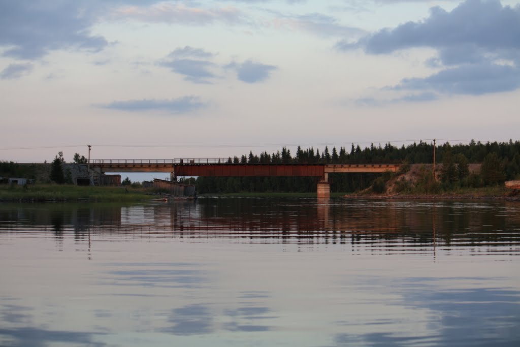 Железнодорожный мост близ Топозера., Софпорог