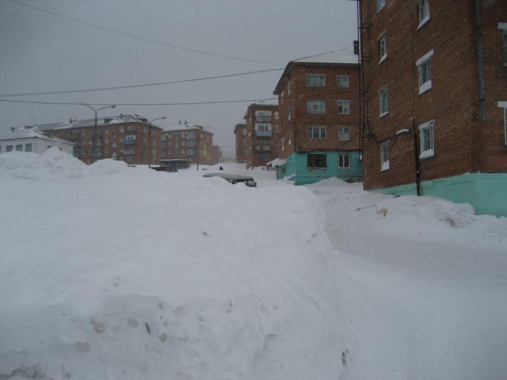 Белогорск в снегу. Зима 2011., Белогорск