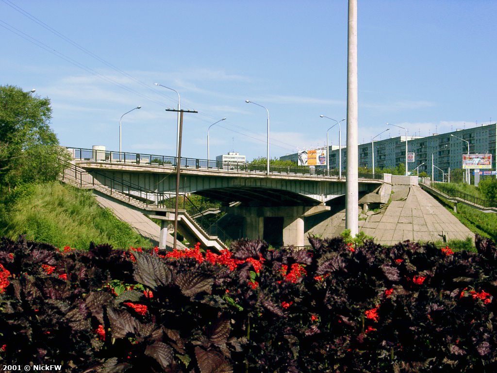 2001-08-04 Кемерово Искитимский мост (Октябрьский - Советский), Кемерово
