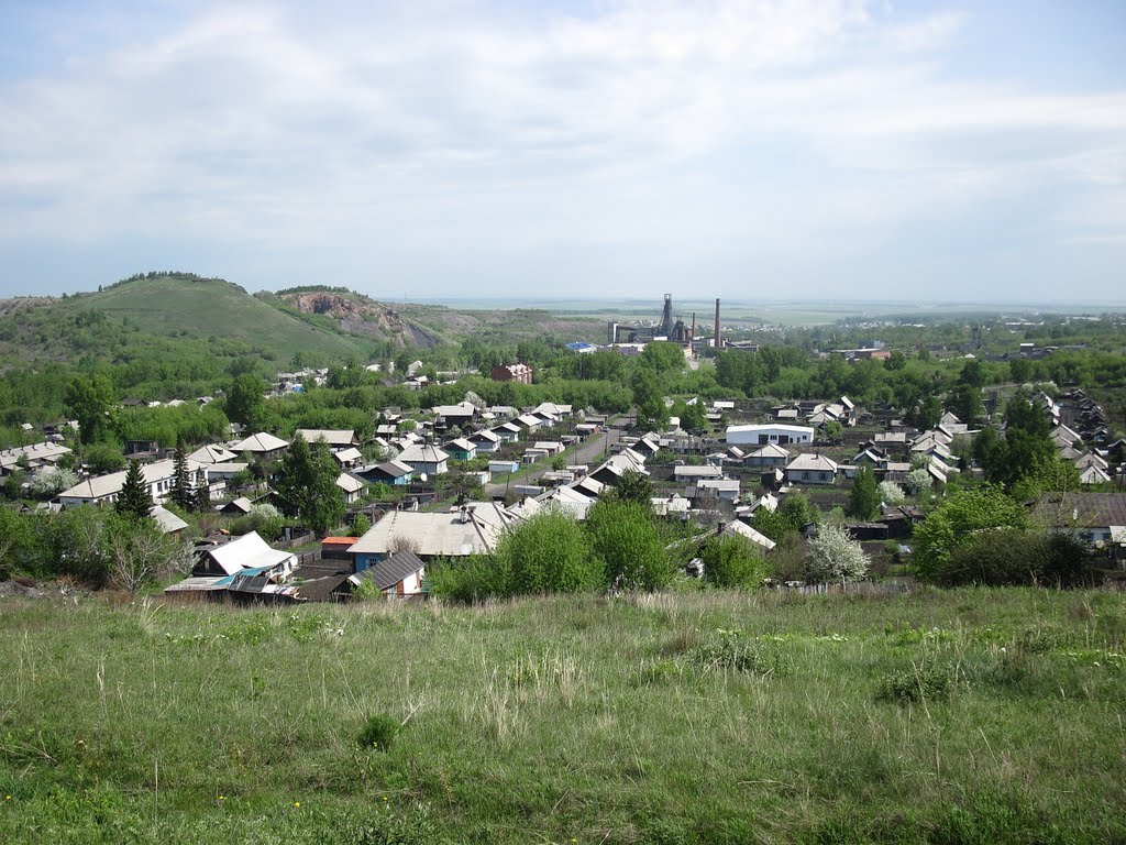 Вид на посёлок ш.Краснокаменская, Киселевск