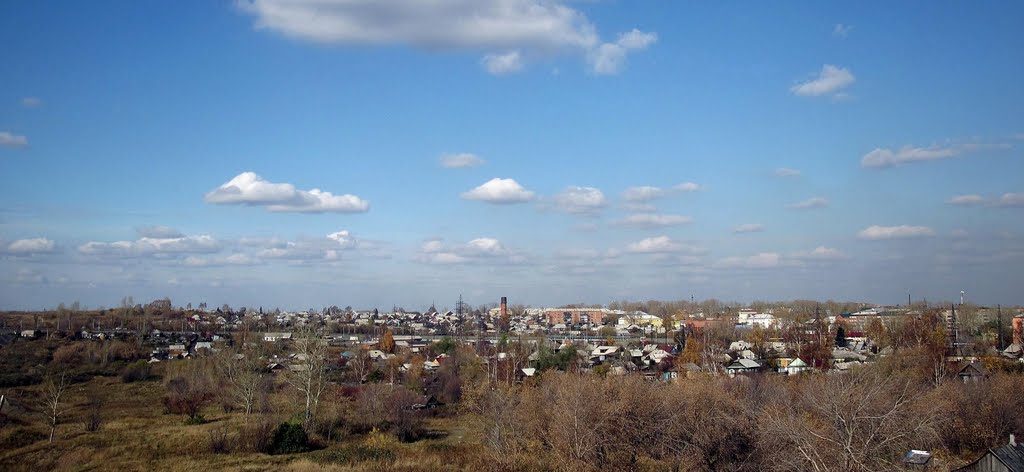 Вид на Северный поселок с Гончарской горы, Киселевск
