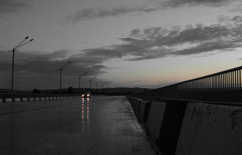 мост через Кондому, Осинники