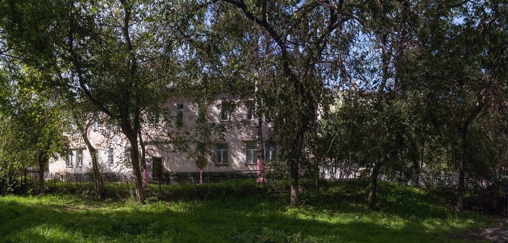 Заросший дворик, сентябрь 2013, Прокопьевск