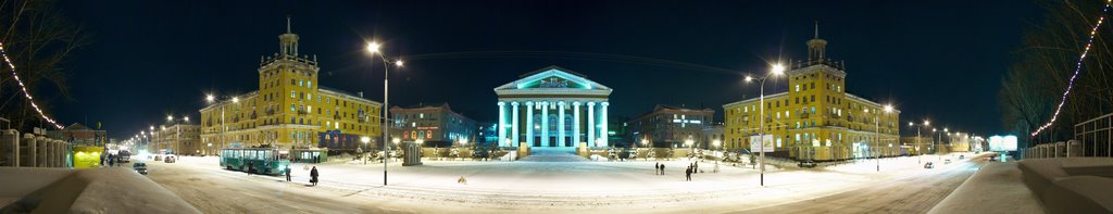 центр города, пр. Шахтёров, декабрь 2006, Прокопьевск
