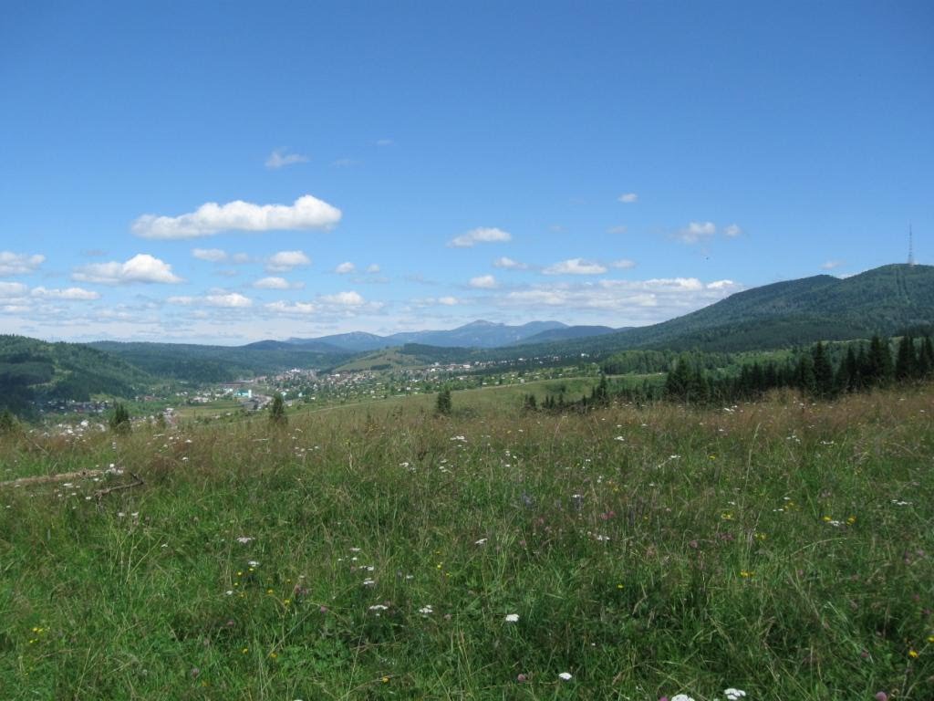 View to the North near Tashtagol, Таштагол