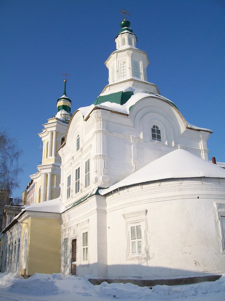 Царево-Константиновская церковь со двора, Киров