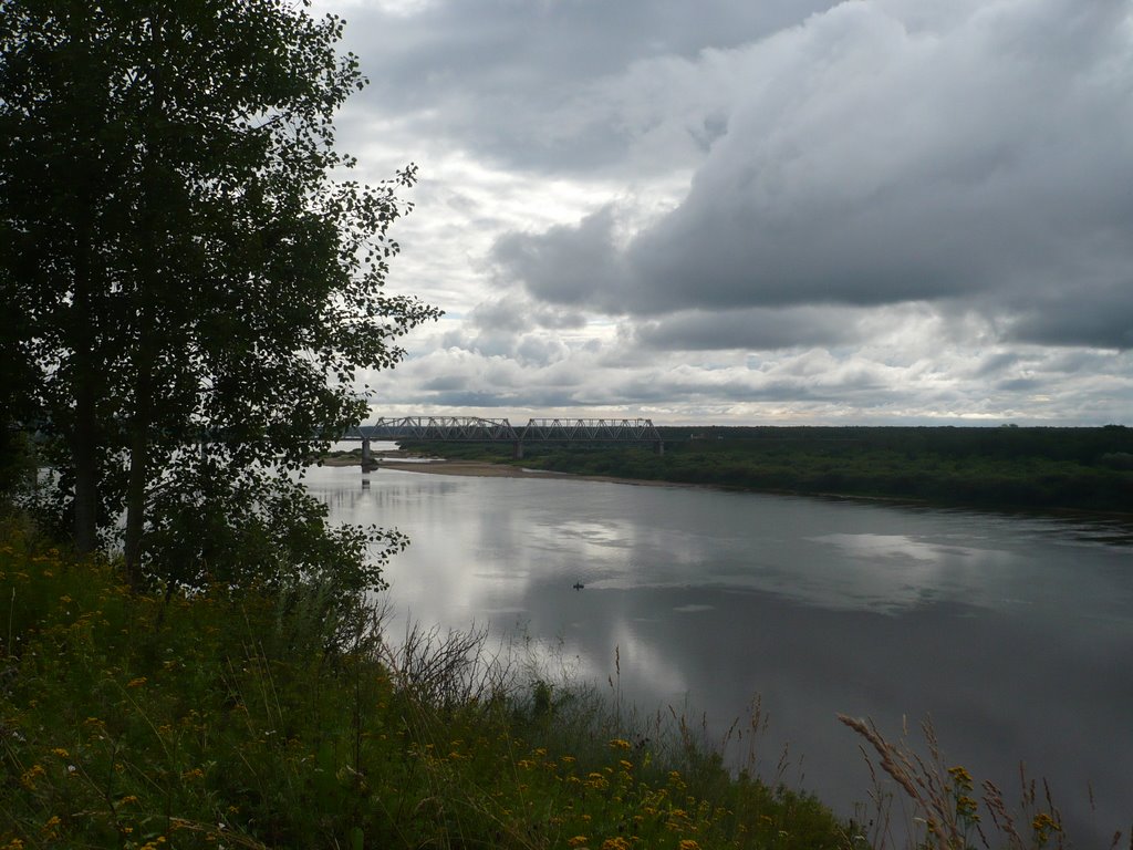 Вятка река, мост., Котельнич