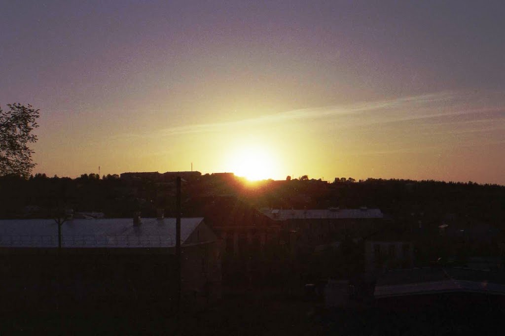 Закат в Нолинске., Нолинск
