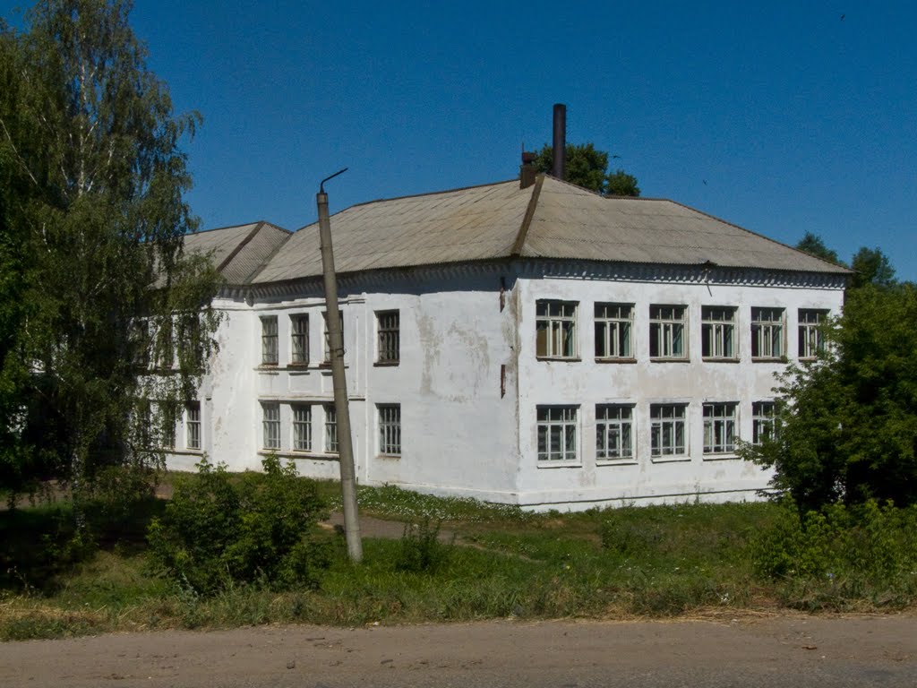 Санчурск. Здание бывшей школы (ныне - медучилища), Санчурск