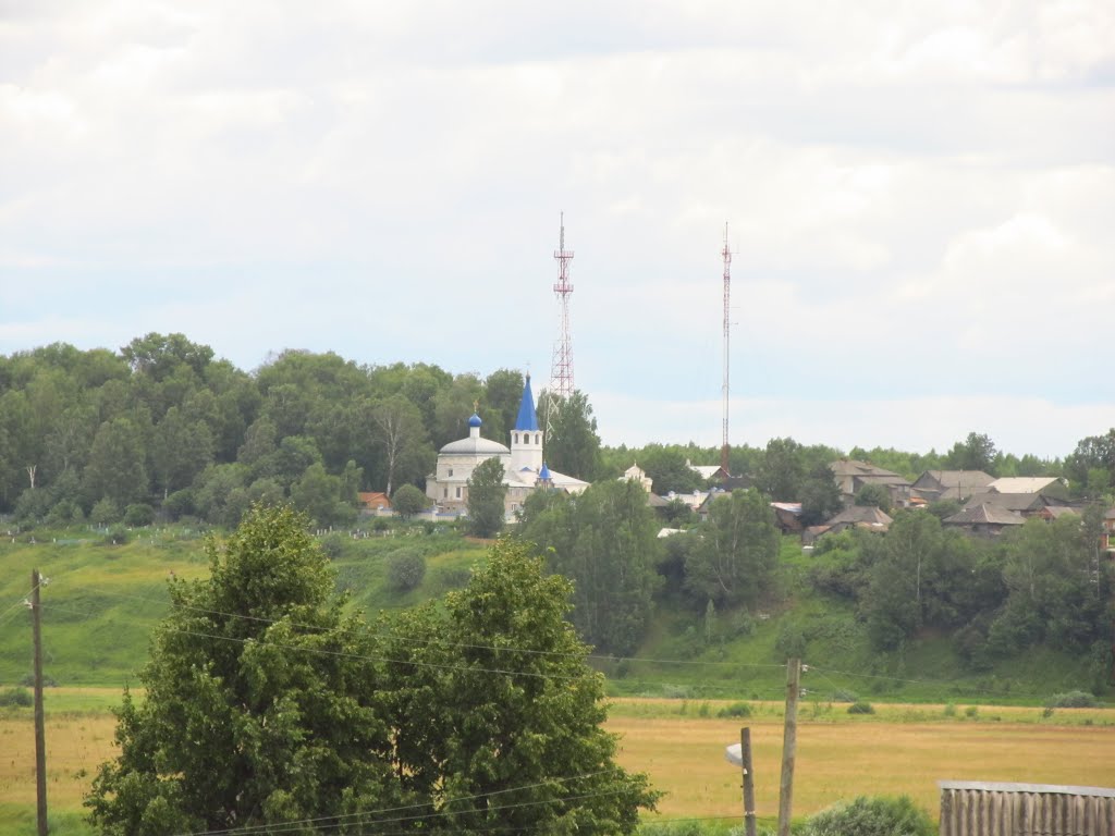 Вид на Монастырскую гору из Жерновогорья, Советск