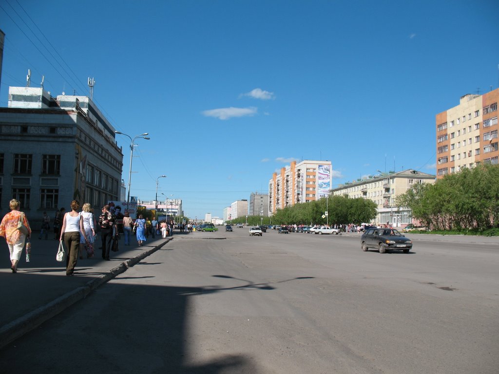 Ул. Ленина ( июль 2008 ), Воркута