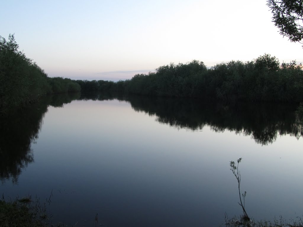 Река Инта. пос. Новобольничный, Инта