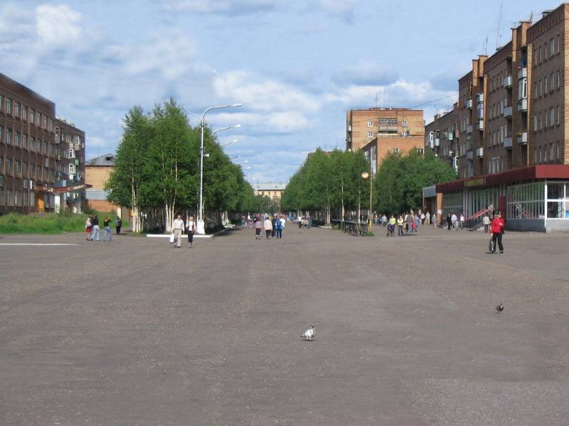 Площадь Ленина, Инта
