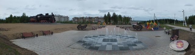 Детская площадка перед больницей, Сосногорск