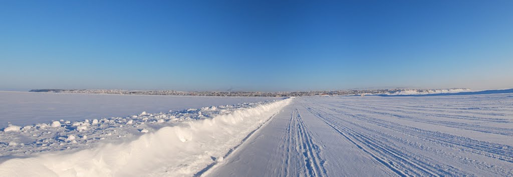 Зимняя панорама Усть-Цильмы, Усть-Цильма
