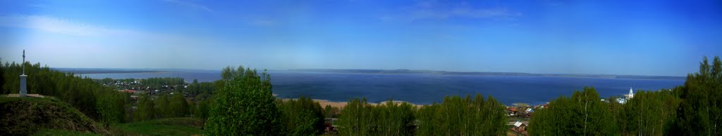 Галич. Панорама с горы Балчуг на Галичское озеро., Галич