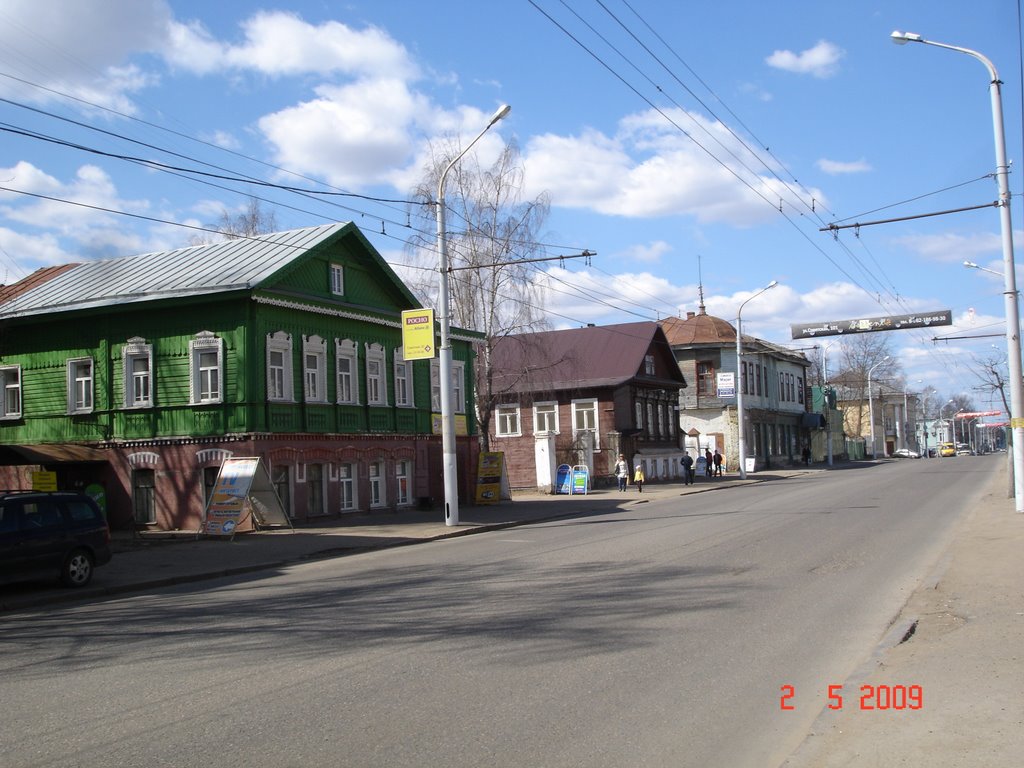 Wooden houses, Кострома