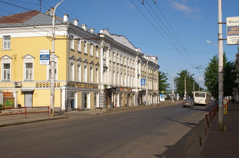 Советская улица / Sovetskaya street (23/06/2007), Кострома