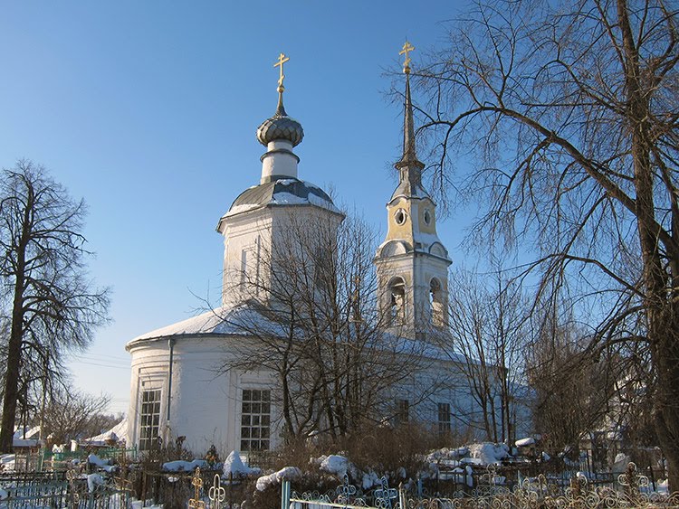 Крестовоздвиженская кладбищенская церковь города Нерехты., Нерехта