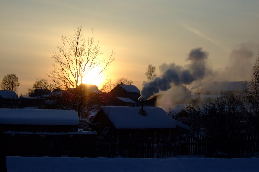Вечер. Зима. Winter evening, Солигалич