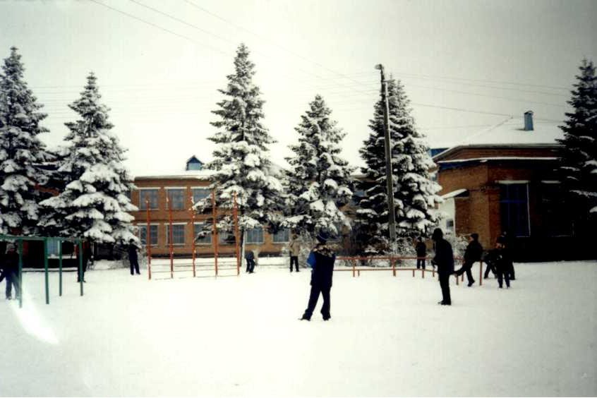 Школа №2 Зимой, Курганинск