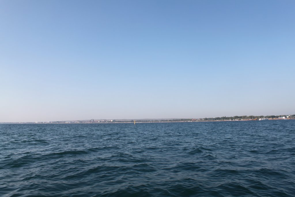 Черное море (вид с яхты) - Black Sea (view from the yacht), Анапа
