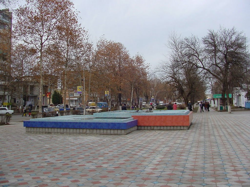Lenin Avenue in Belorechensk, Белореченск