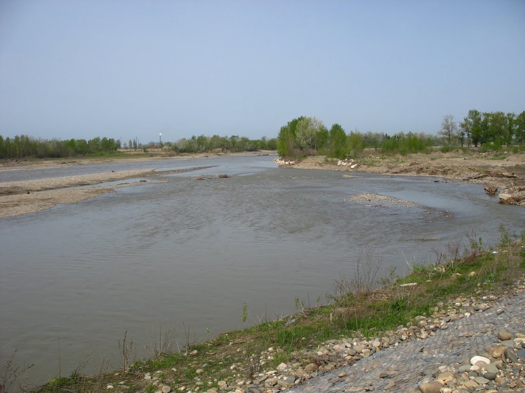 река Белая, 13.04.2008., Белореченск