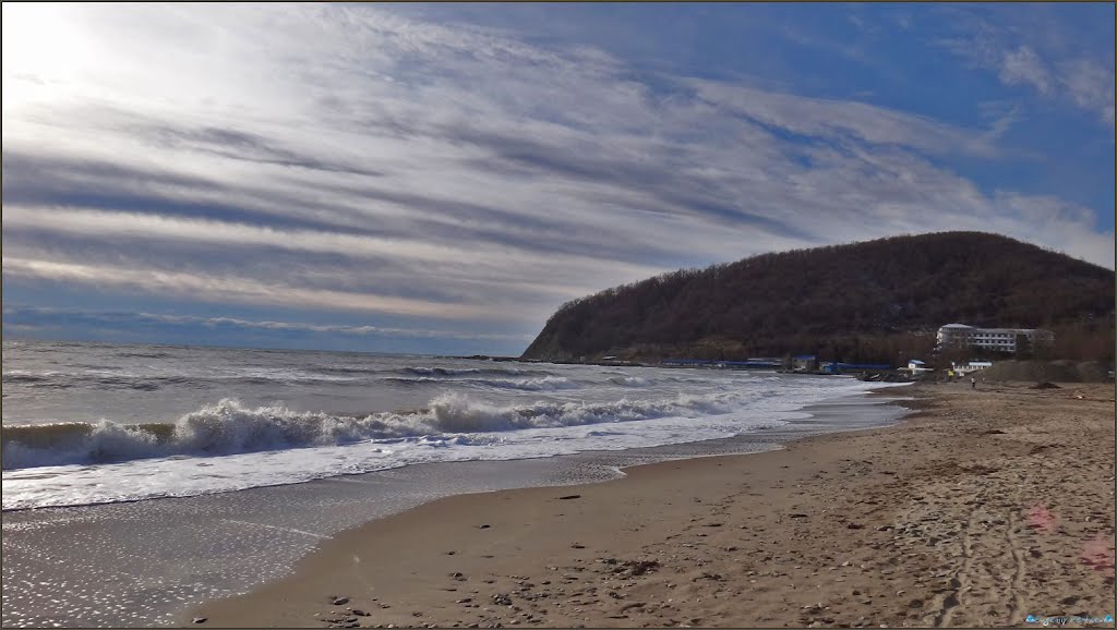 Море зимой ... - Sea in winter ..., Джубга