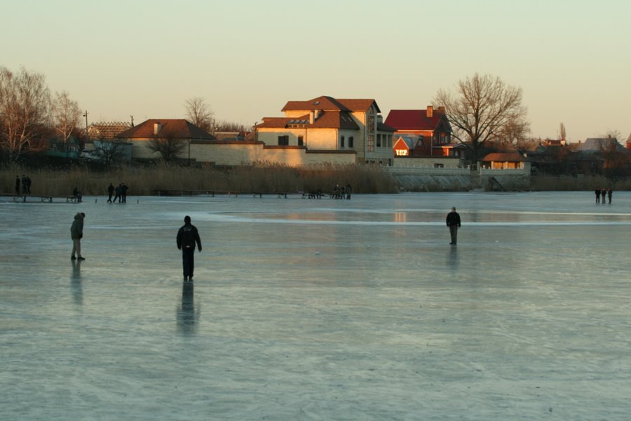 Зимняя река Кочеты, Динская
