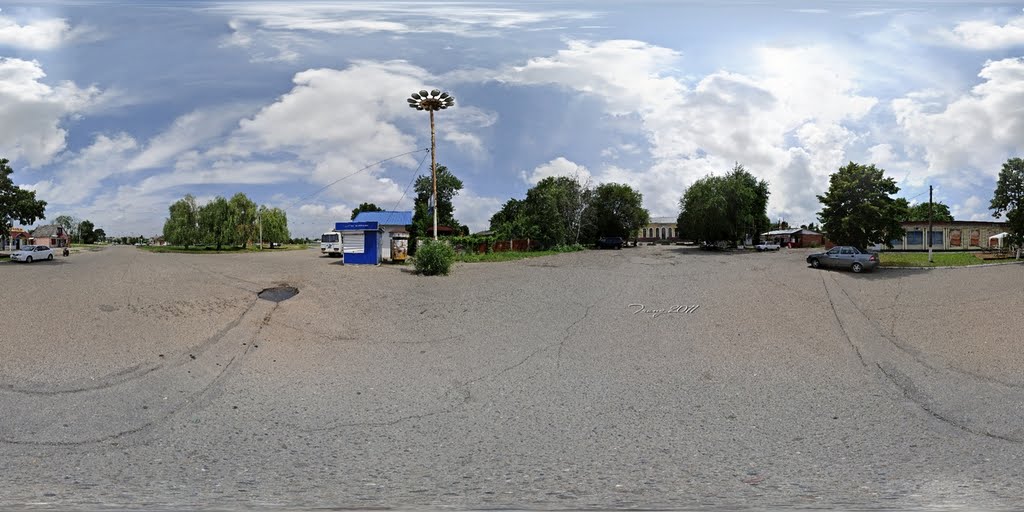 Кореновск. Вокзал. Сферическая панорама, Кореновск