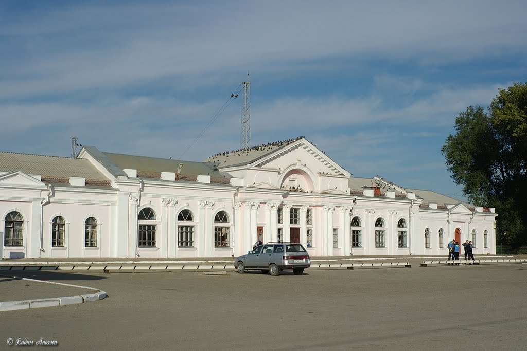 The passenger building of train station Kuschevka, Кущевская