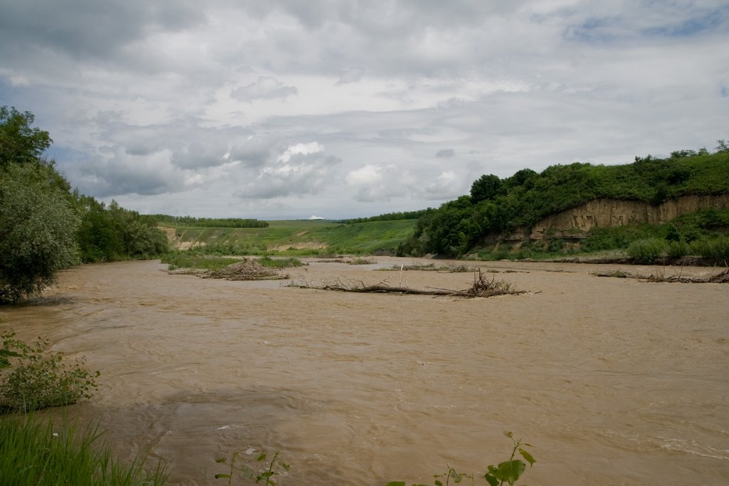 river Urup, Otradnaya, Krasnodarskiy Kray (Russia), Отрадная