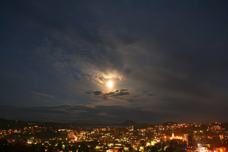 City Skyline at night, Сочи