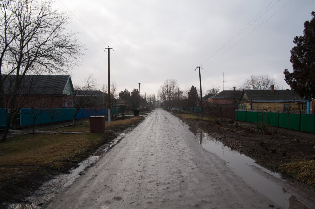 ул. Комсомольская / Komsomolskaya street, Старощербиновская