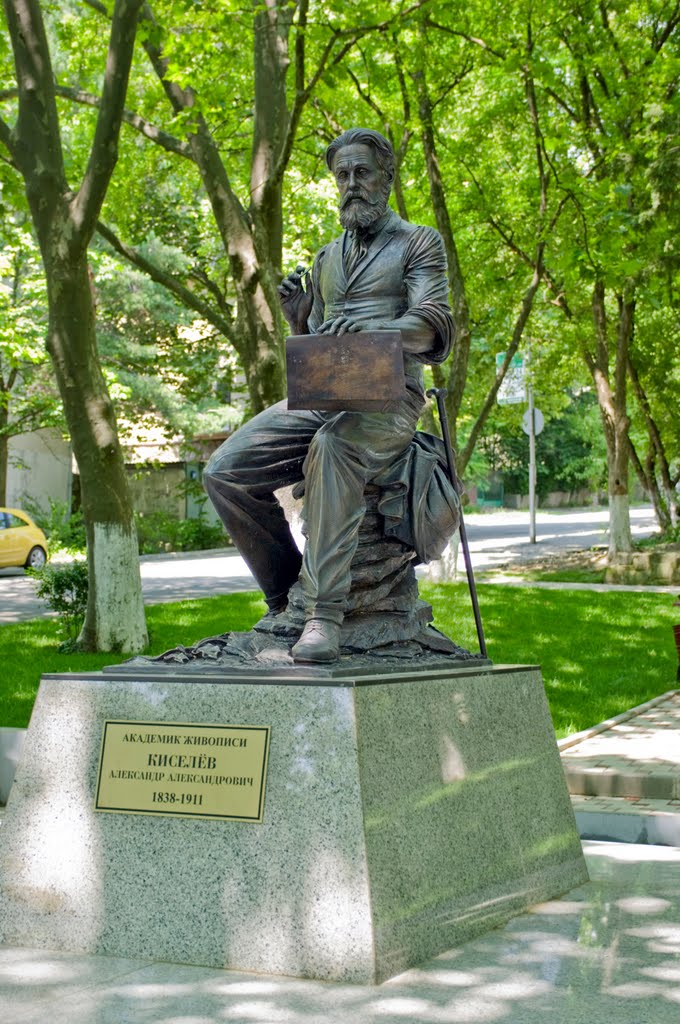 Памятник художнику-передвижнику А.А.Киселёву, Туапсе