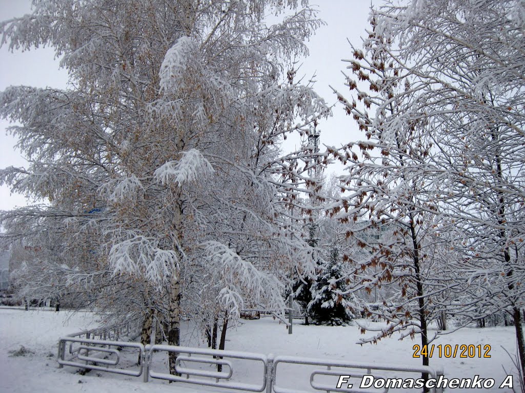 Зима в г Шарыпово, Шарыпово