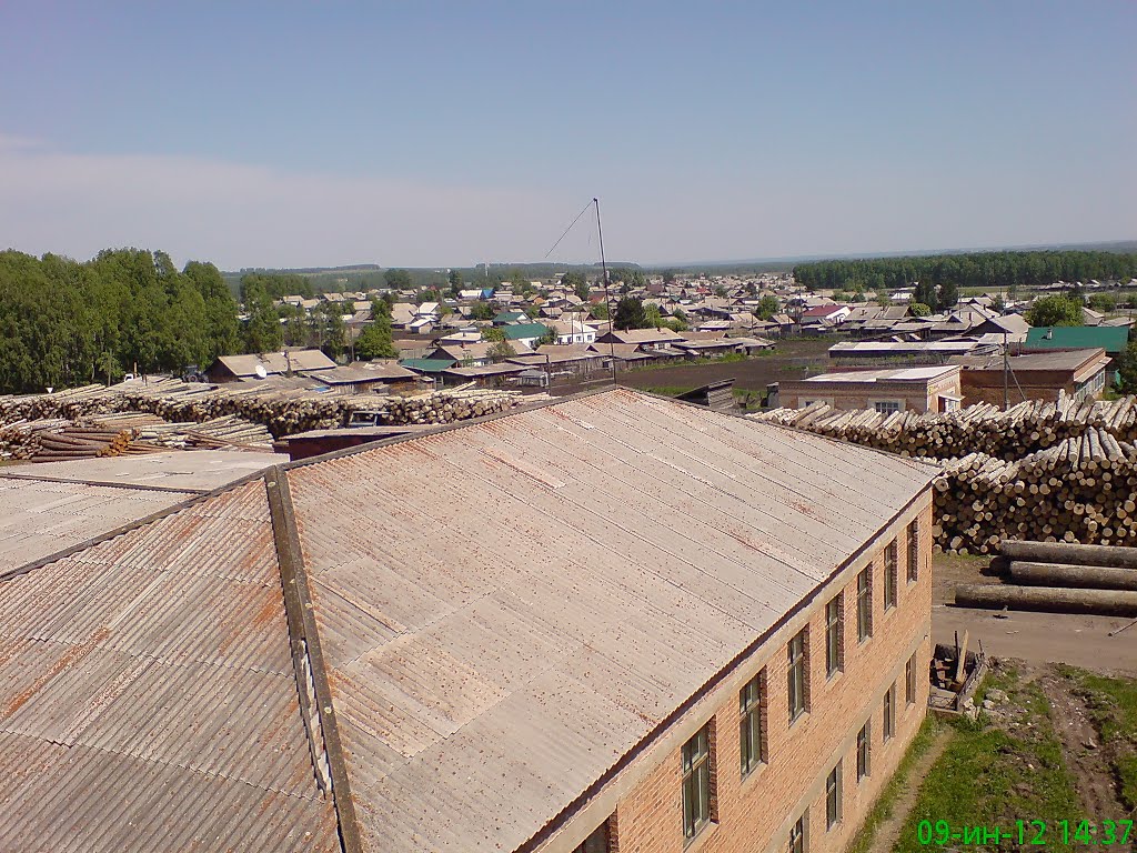 Вид с крыши, Агинское