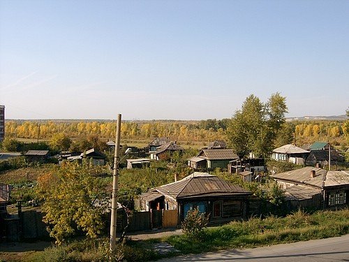 Вид на улицу Ленина (бывшая Никольская), Ачинск