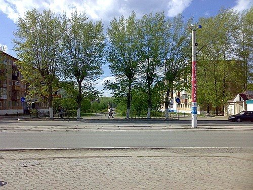 Вид на сквер Б.Богаткова, Ачинск